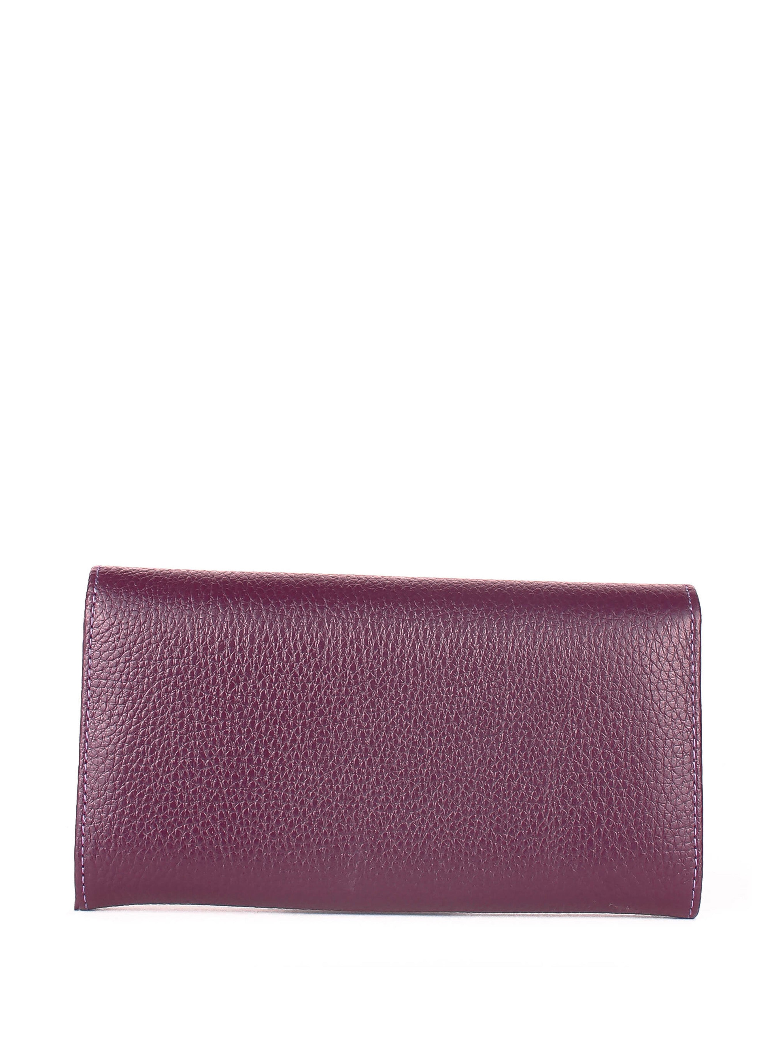 Bandolera de piel italiana Morado 157-413