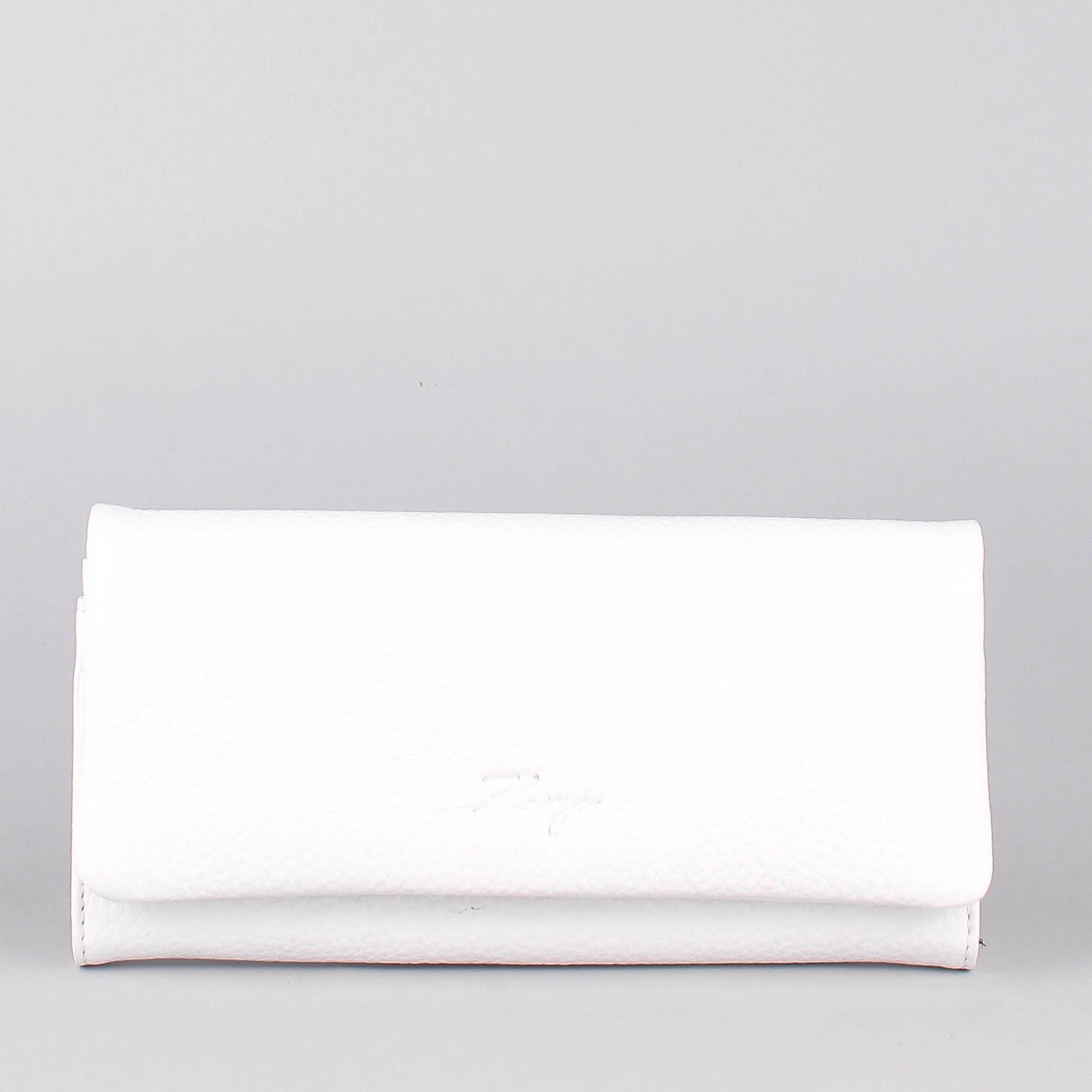 Cartera de piel italiana Blanco 1159-09