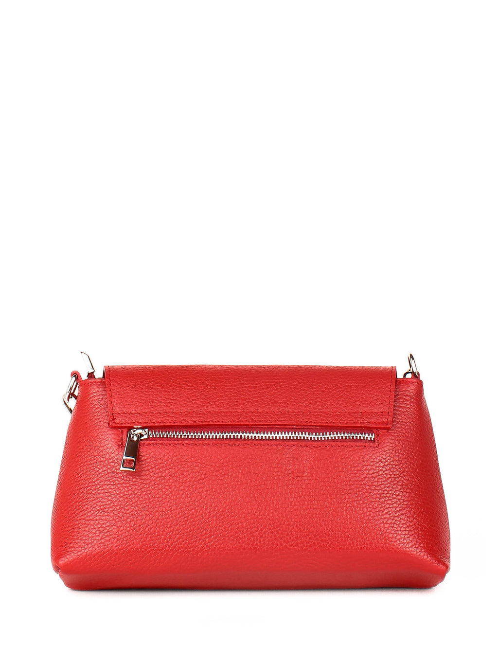 Bandolera de piel italiana Rojo 2533-13-32