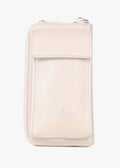 Bandolera de piel italiana Beige 1011-11-32
