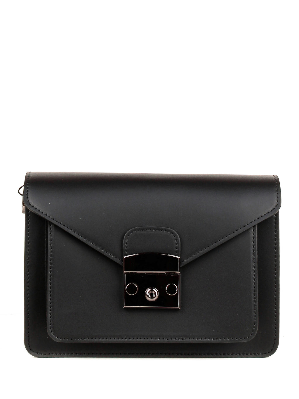 Bandolera de piel italiana Negro 5844-05-31