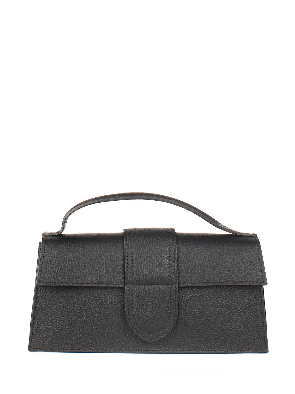 Bandolera de piel italiana Negro 3040-05-32