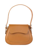 Bolso de hombro de piel italiana Rojo 3773-45-31