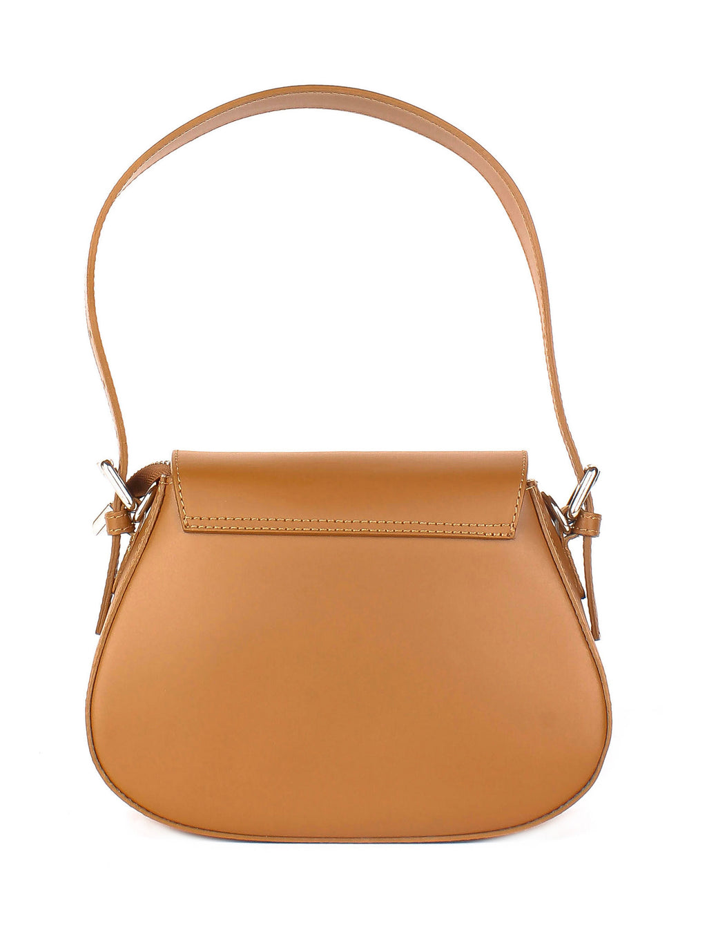 Bolso de hombro de piel italiana Rojo 3773-45-31