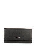Cartera de piel italiana Negro 1198-45-46