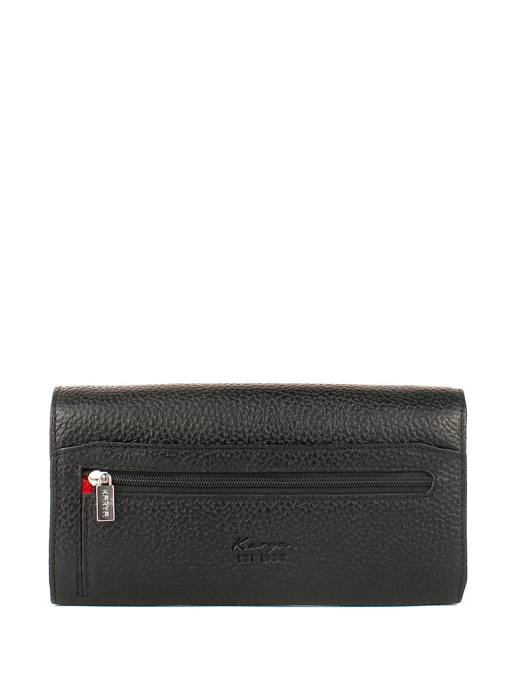 Cartera de piel italiana Negro 1198-45-46
