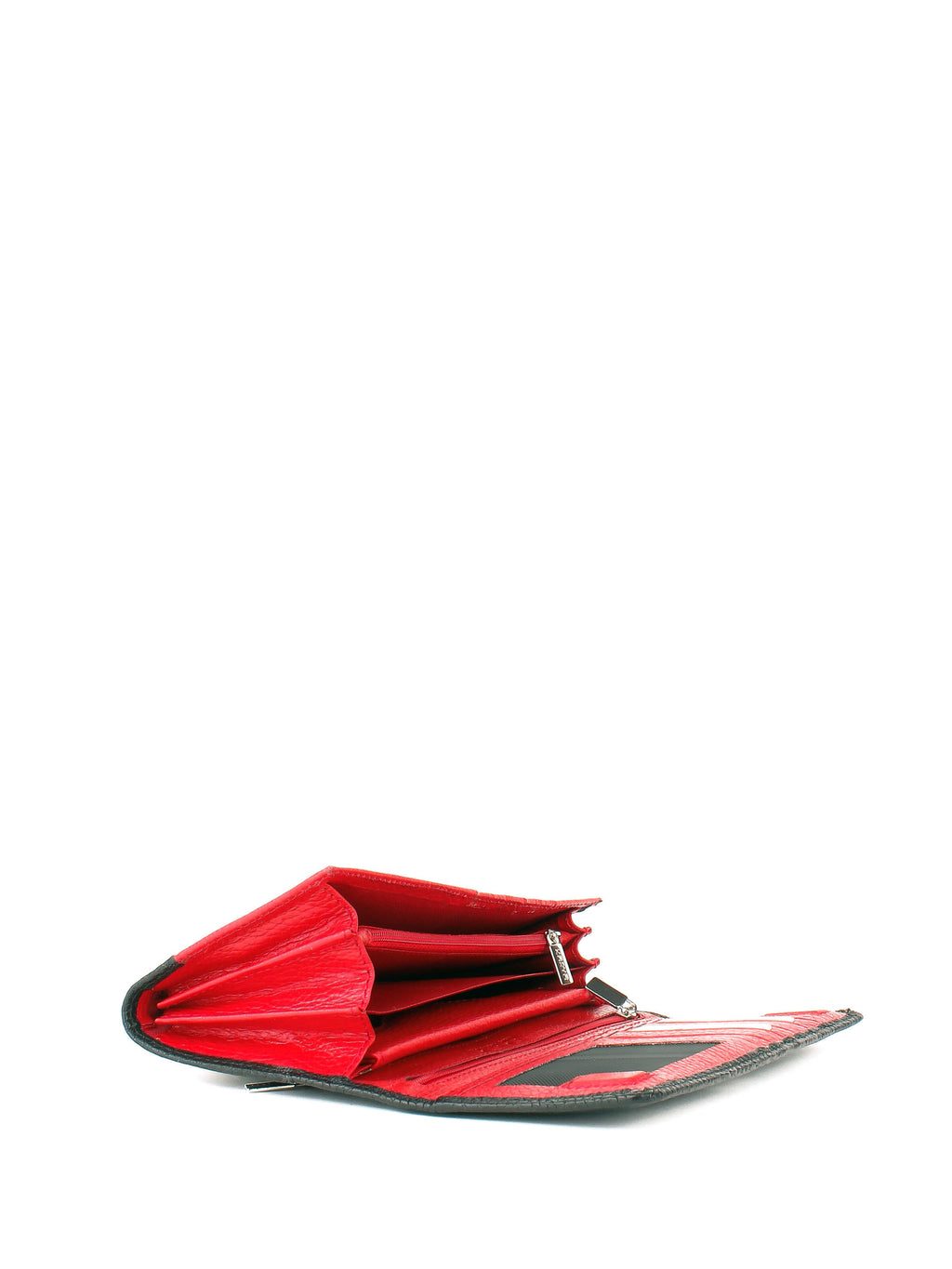 Cartera de piel italiana Negro 1198-45-46