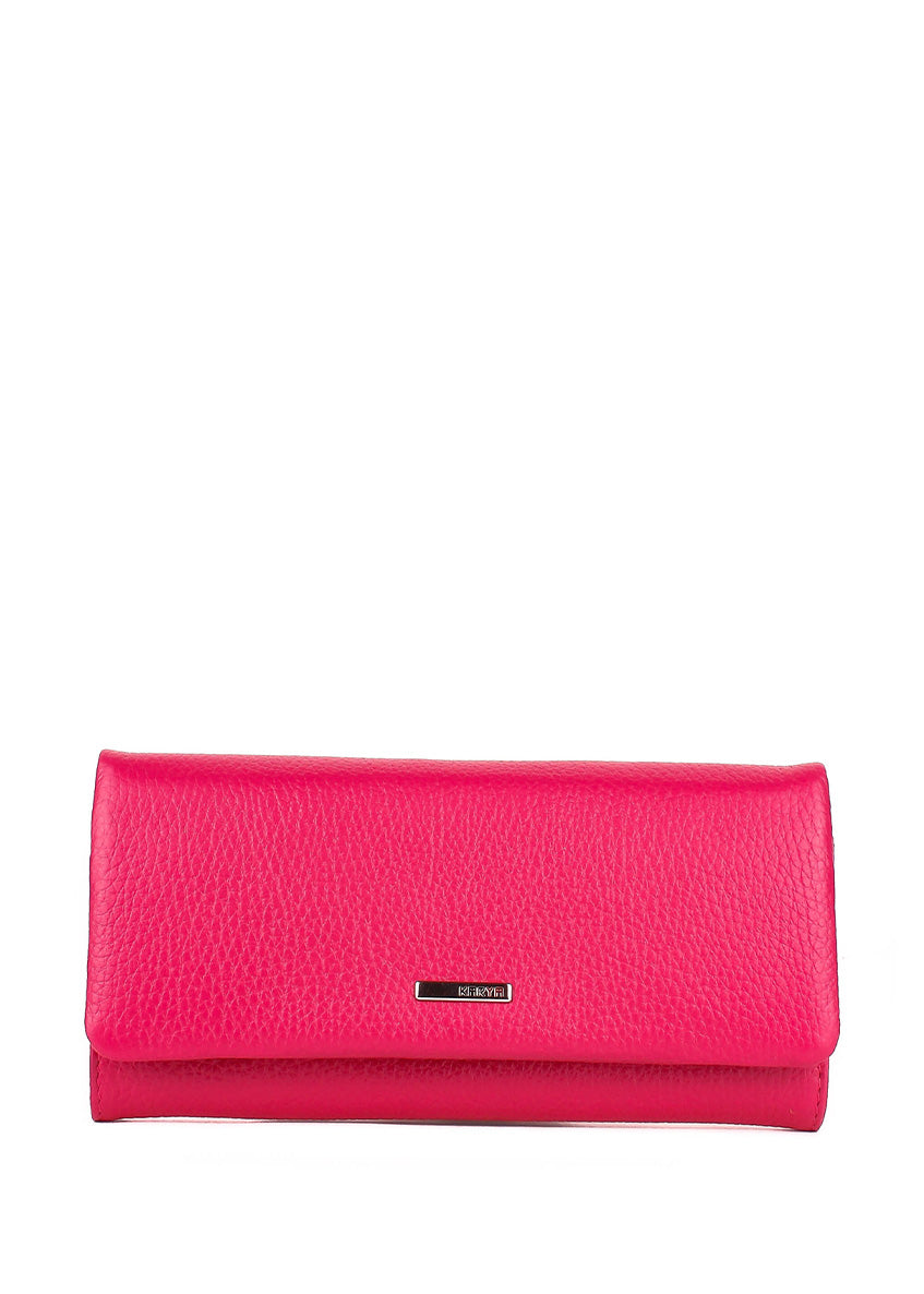 Cartera de piel italiana Rosa 1159-244