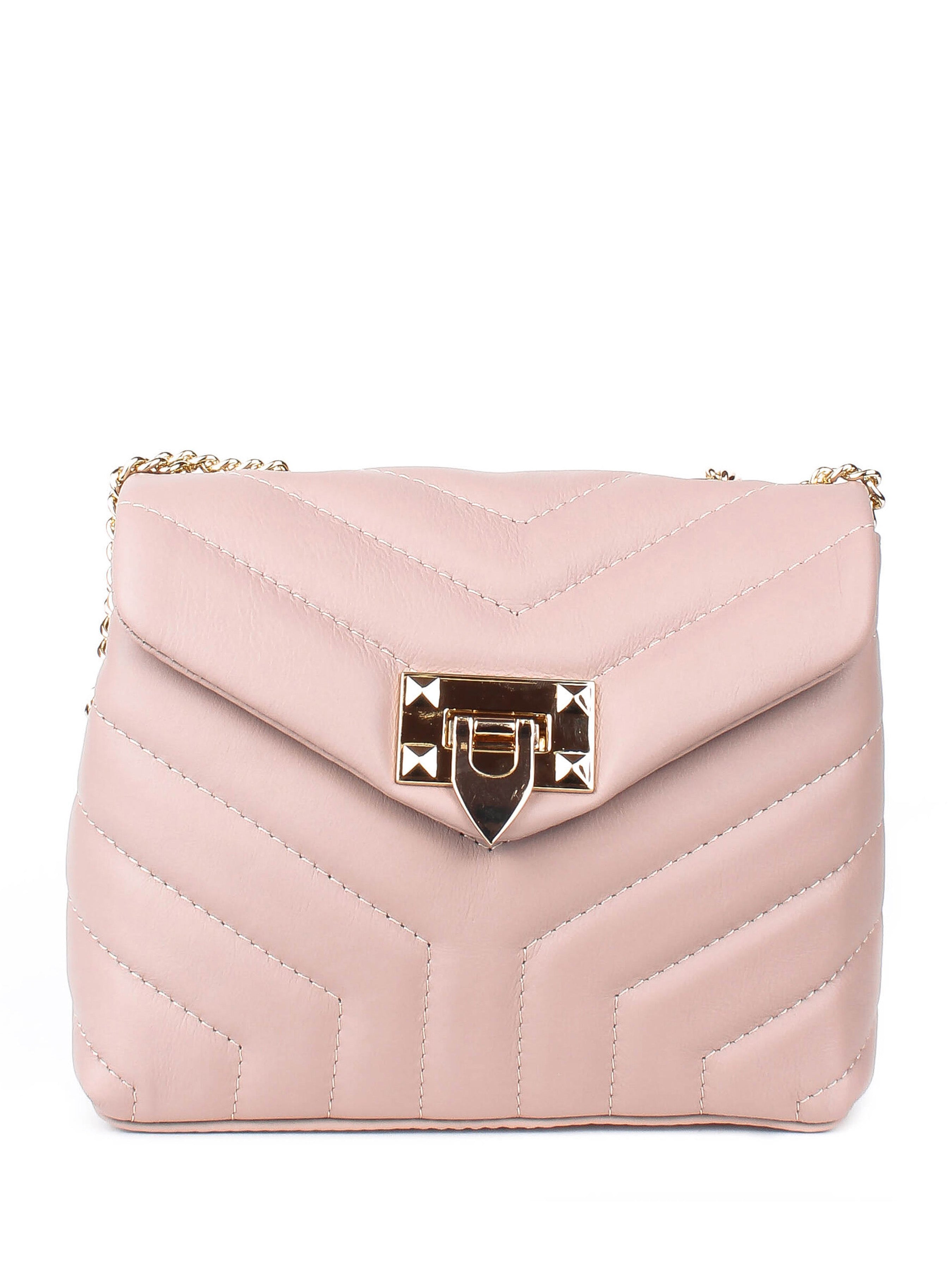 Bandolera de piel italiana Gris 5815-52-37