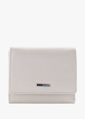 Cartera de piel italiana Beige 2021-13