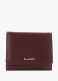 Cartera de piel italiana Burgoña 2021-243