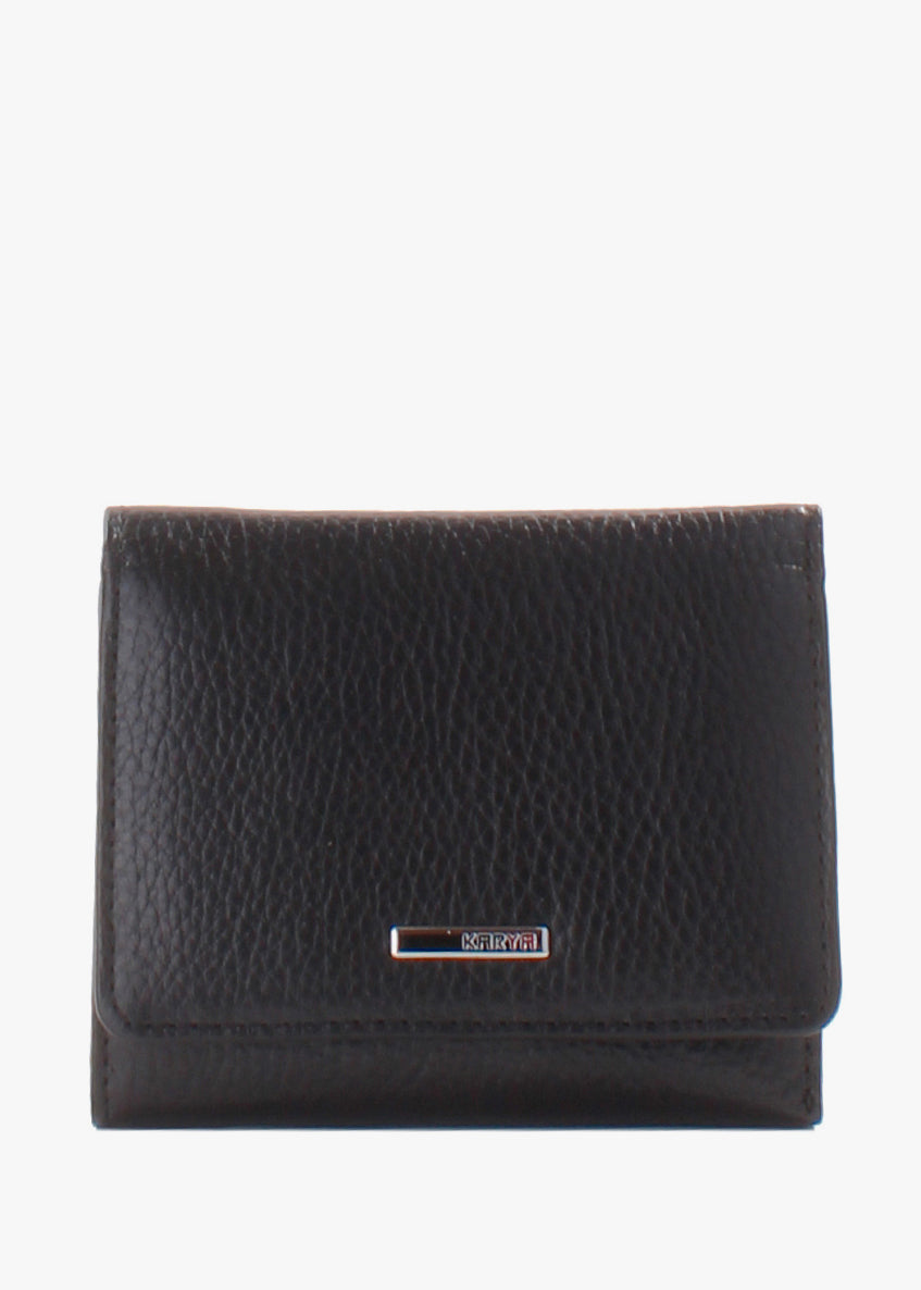 Cartera de piel italiana Negro 2021-45