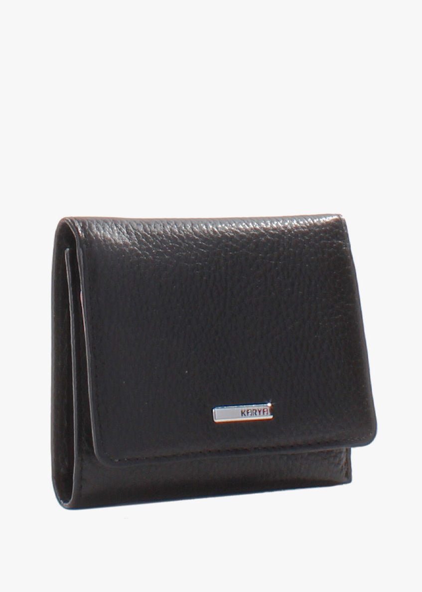 Cartera de piel italiana Negro 2021-45