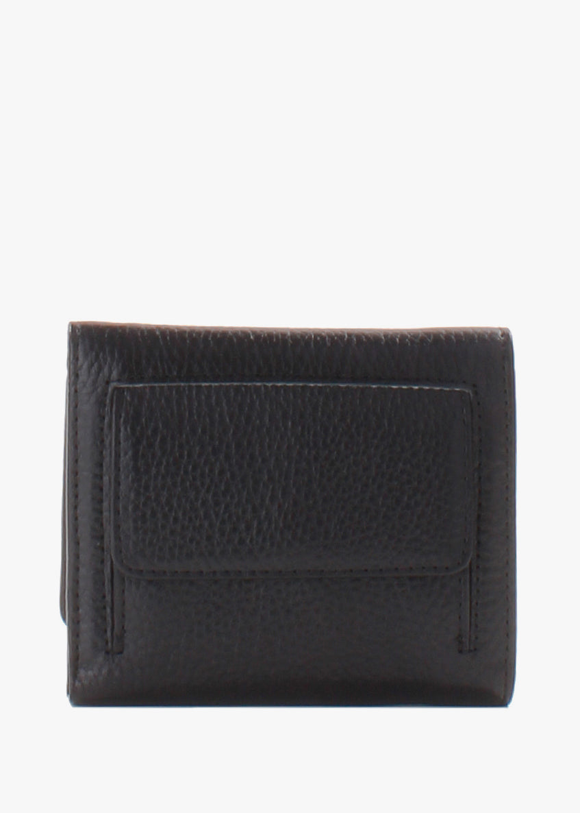 Cartera de piel italiana Negro 2021-45