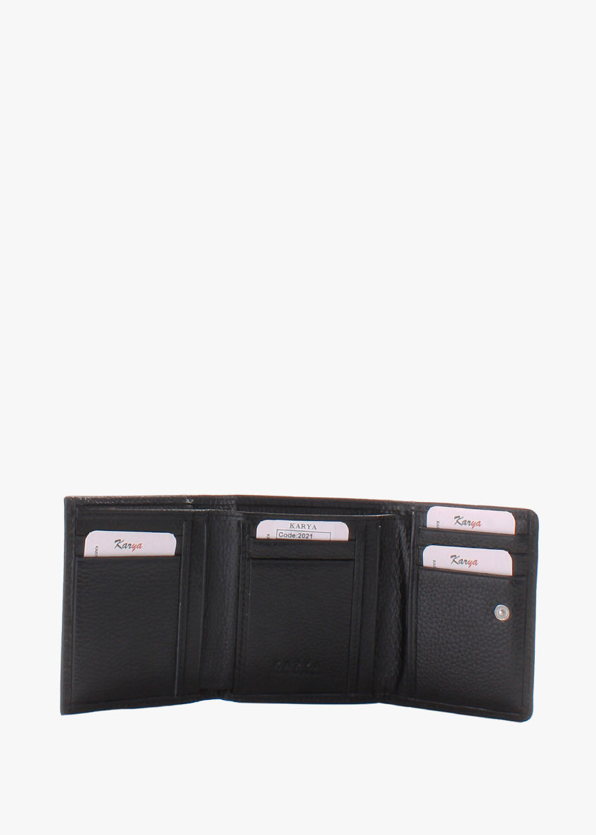 Cartera de piel italiana Negro 2021-45