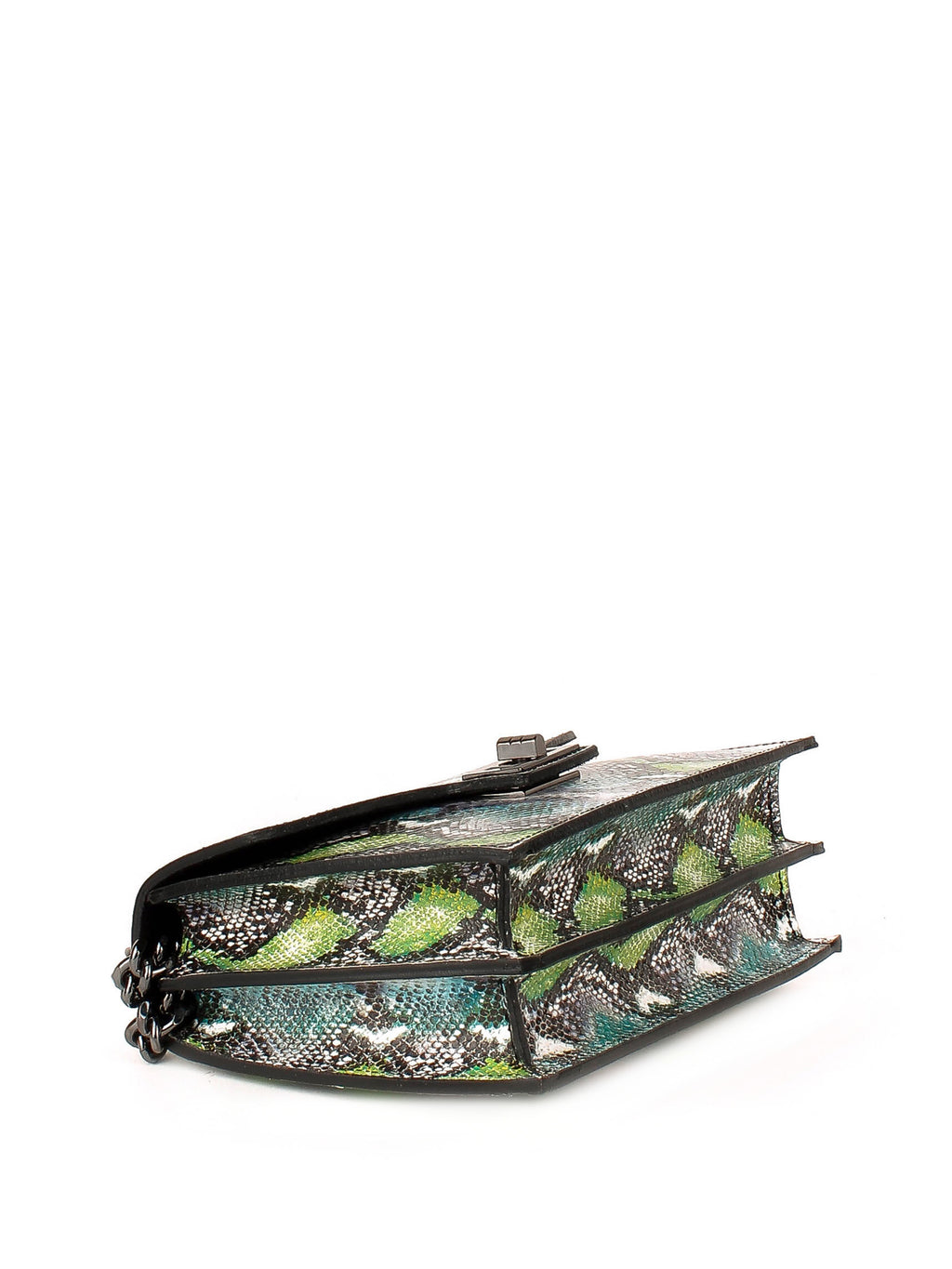 Bandolera de piel italiana Блакитний 3941-1772-35