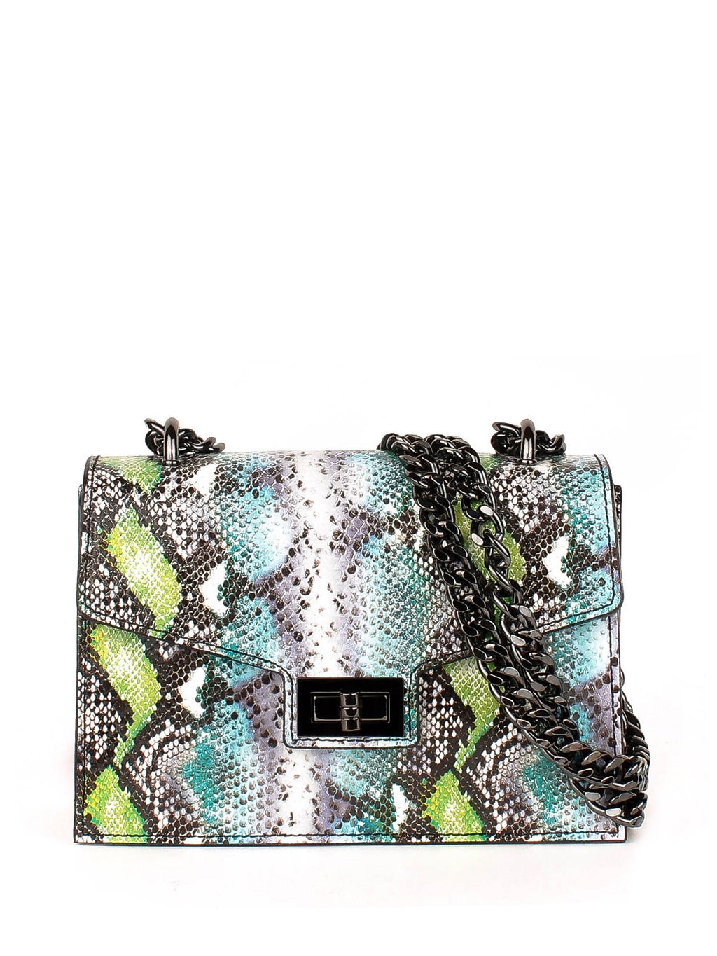 Bandolera de piel italiana Блакитний 3941-1772-35