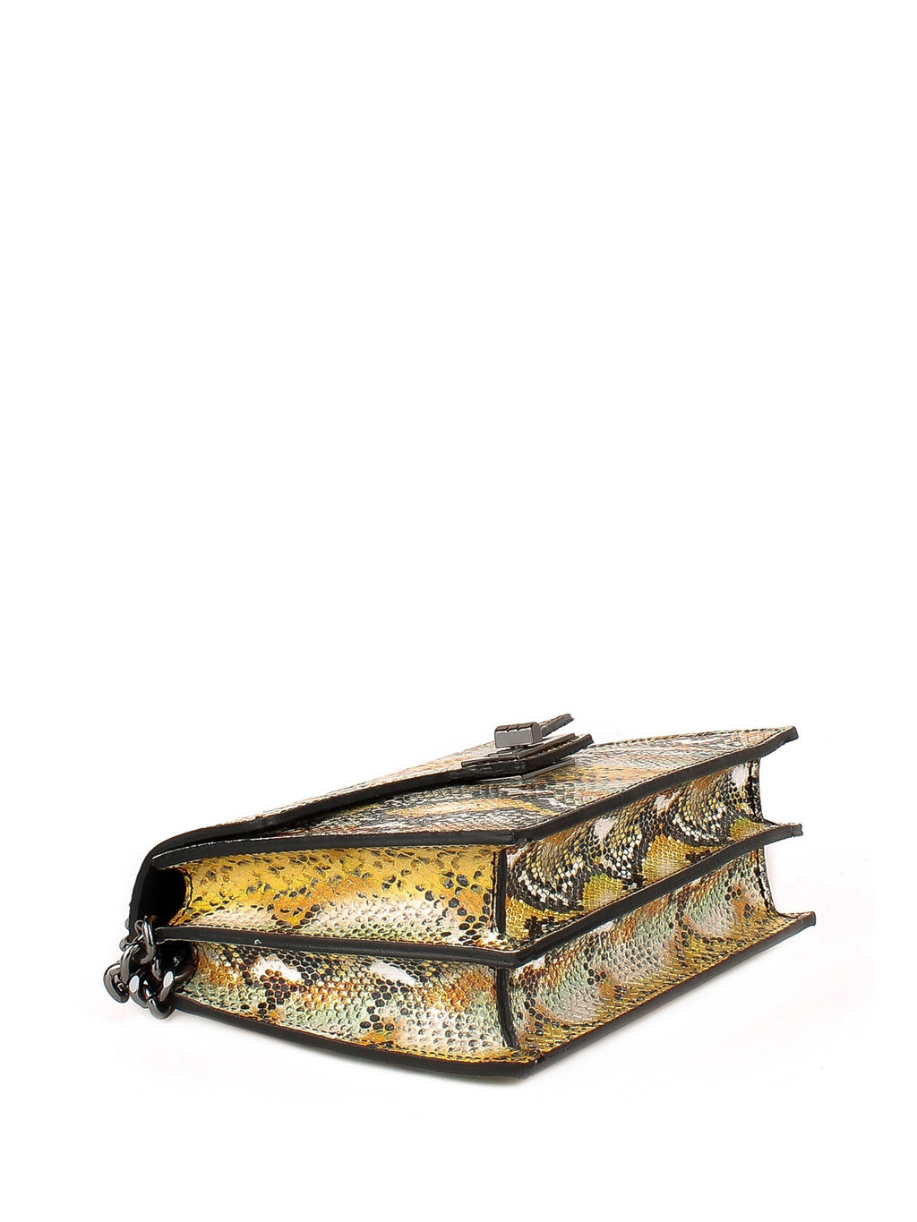 Bandolera de piel italiana Amarillo 3941-1915-35