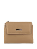 Cartera de piel italiana Gris 1205-50
