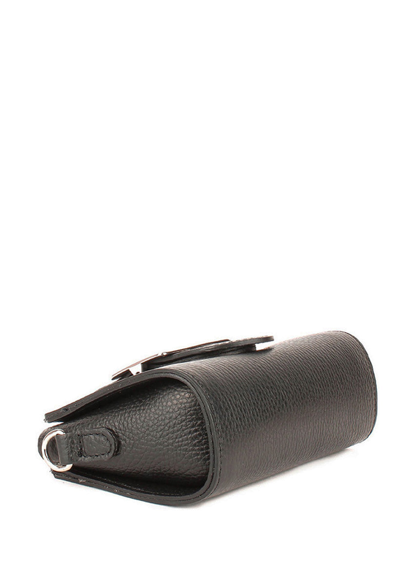 Bandolera de piel italiana Negro 2170-05-32