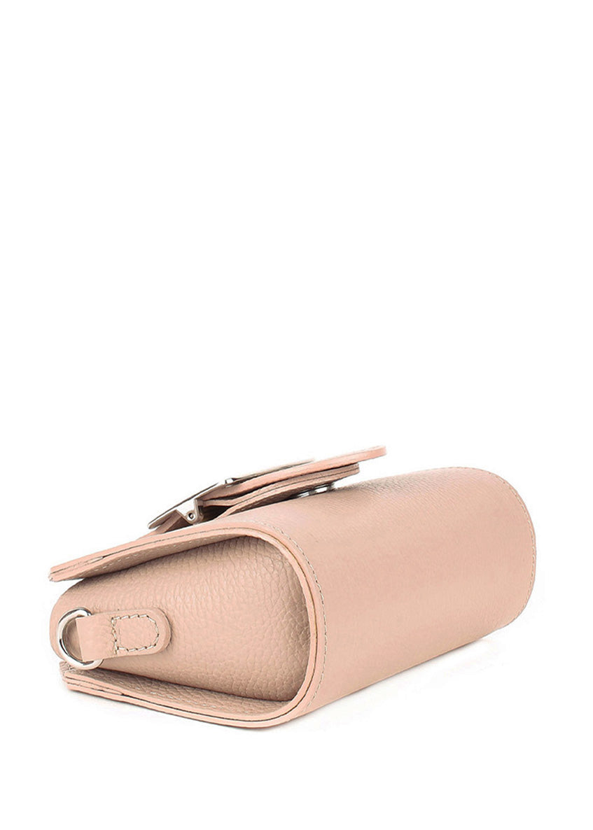 Bandolera de piel italiana Gris 2170-52-32