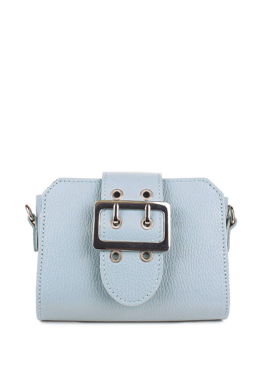 Bandolera de piel italiana Блакитний 2170-17-32