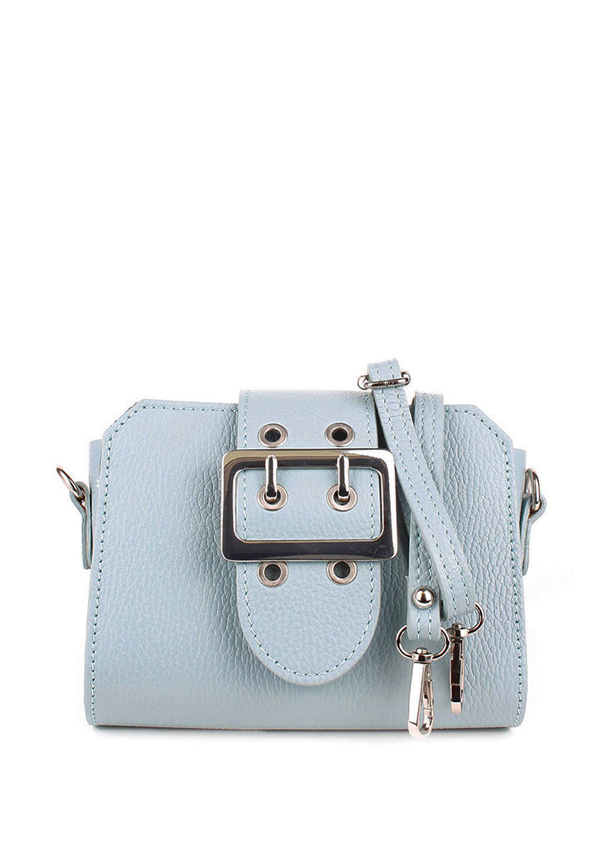 Bandolera de piel italiana Блакитний 2170-17-32