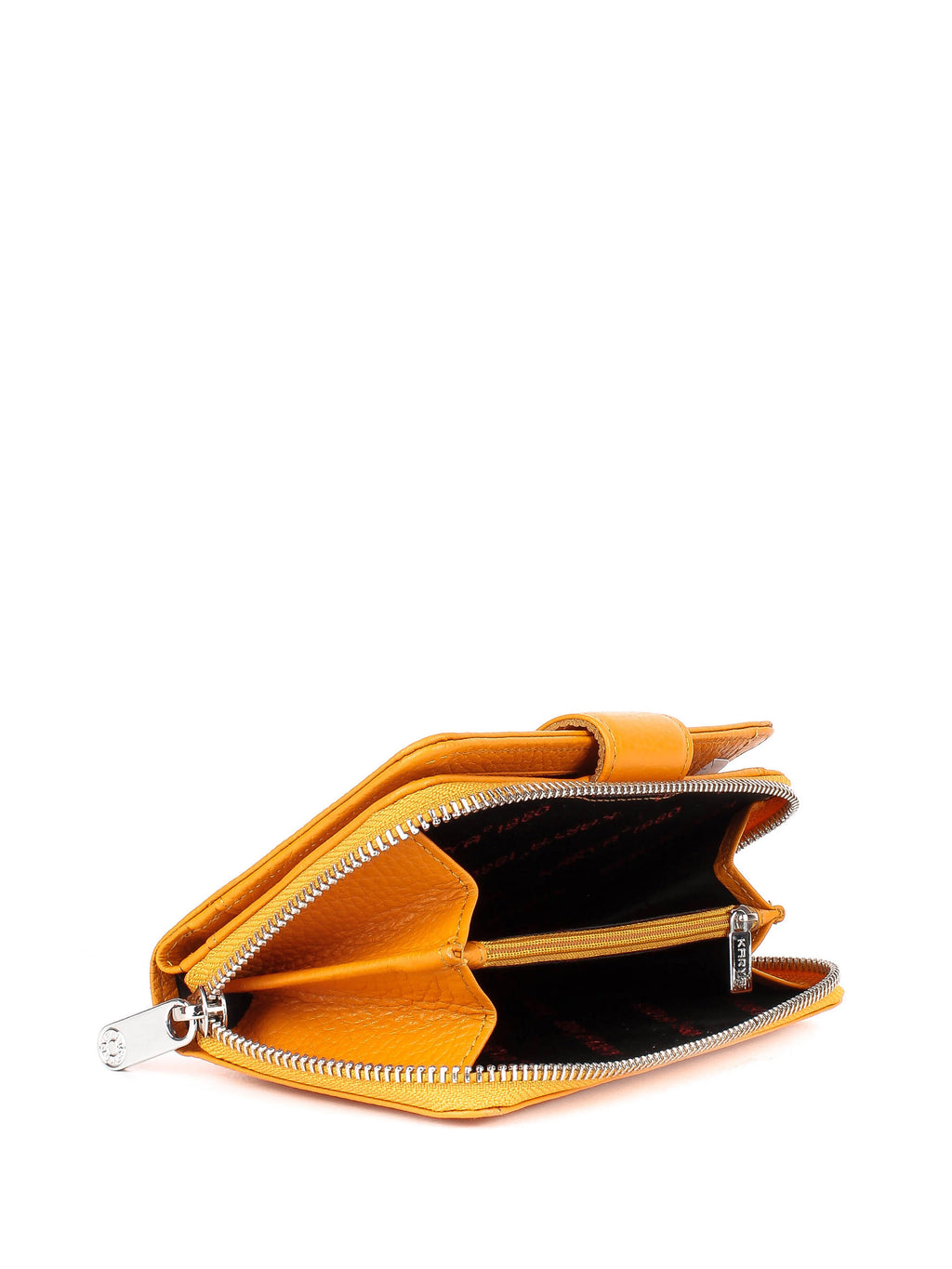 Cartera de piel italiana Amarillo 2009-56