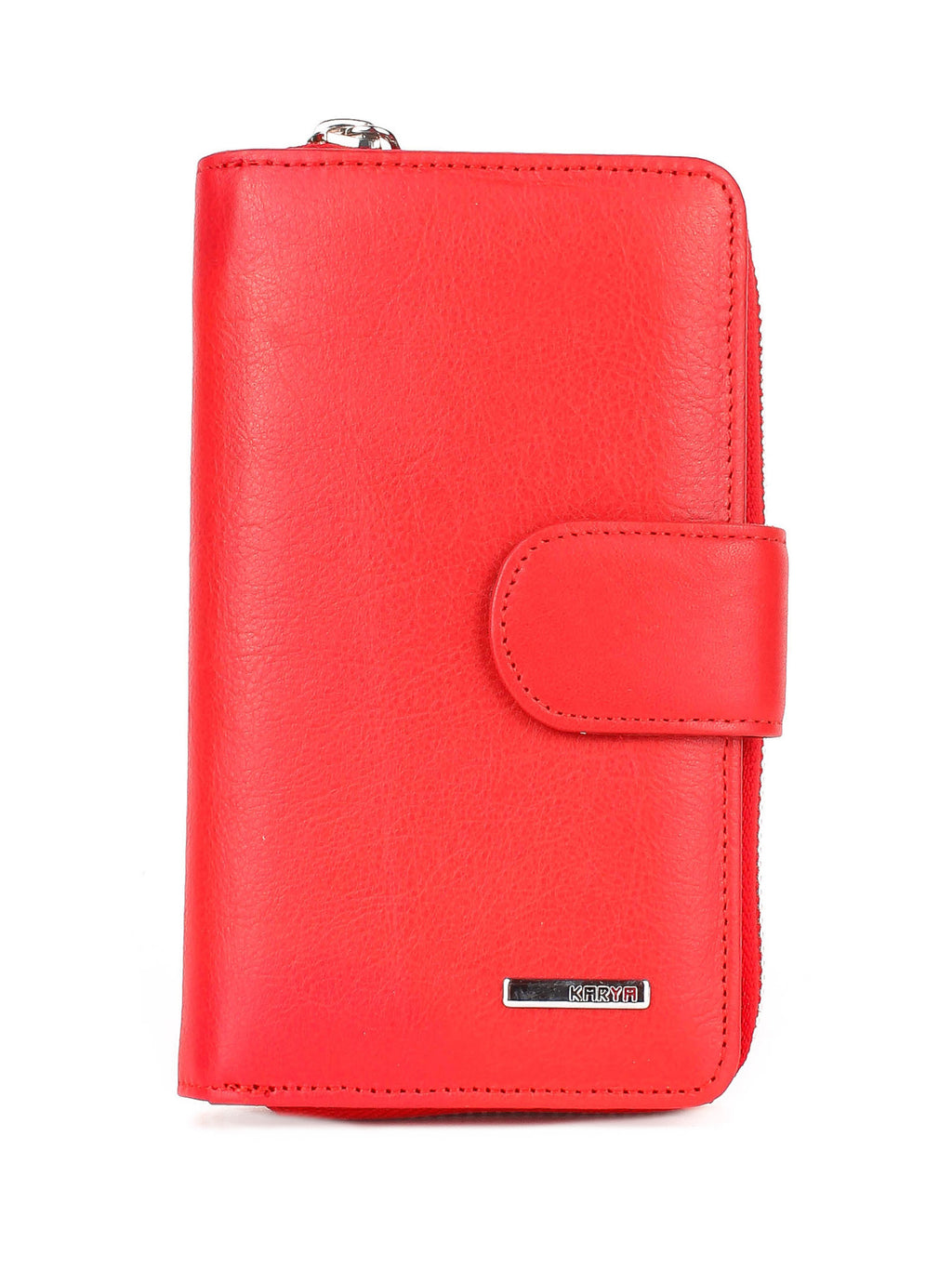 Cartera de piel italiana Rojo 2009-24