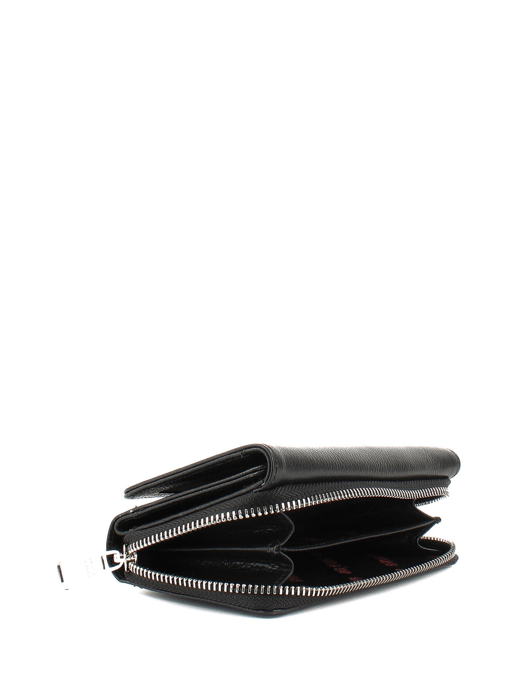 Cartera de piel italiana Negro 2013-45