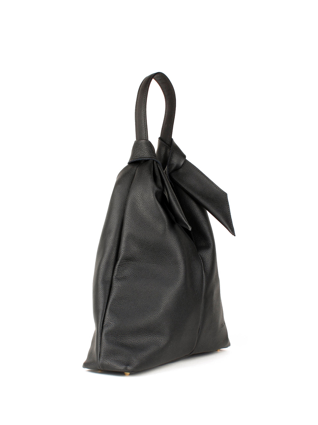Bolso de mano de piel italiana Negro 3699-05-32