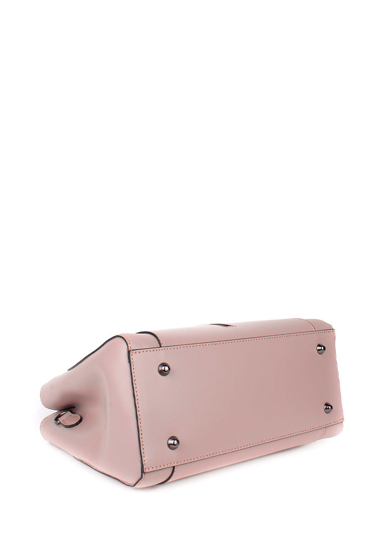 Bolso de mano de piel italiana Organo Beige