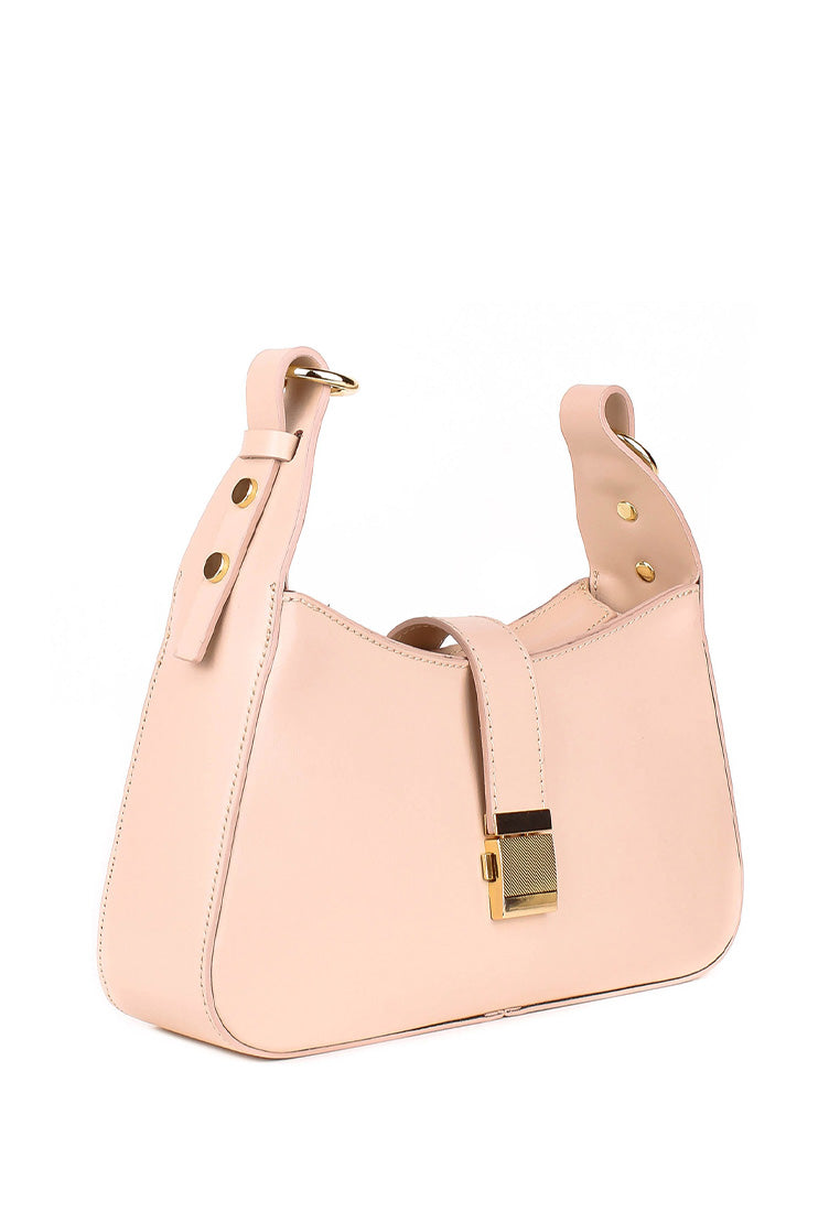 Bolso de hombro de piel italiana Polvoriento 4455-09-33