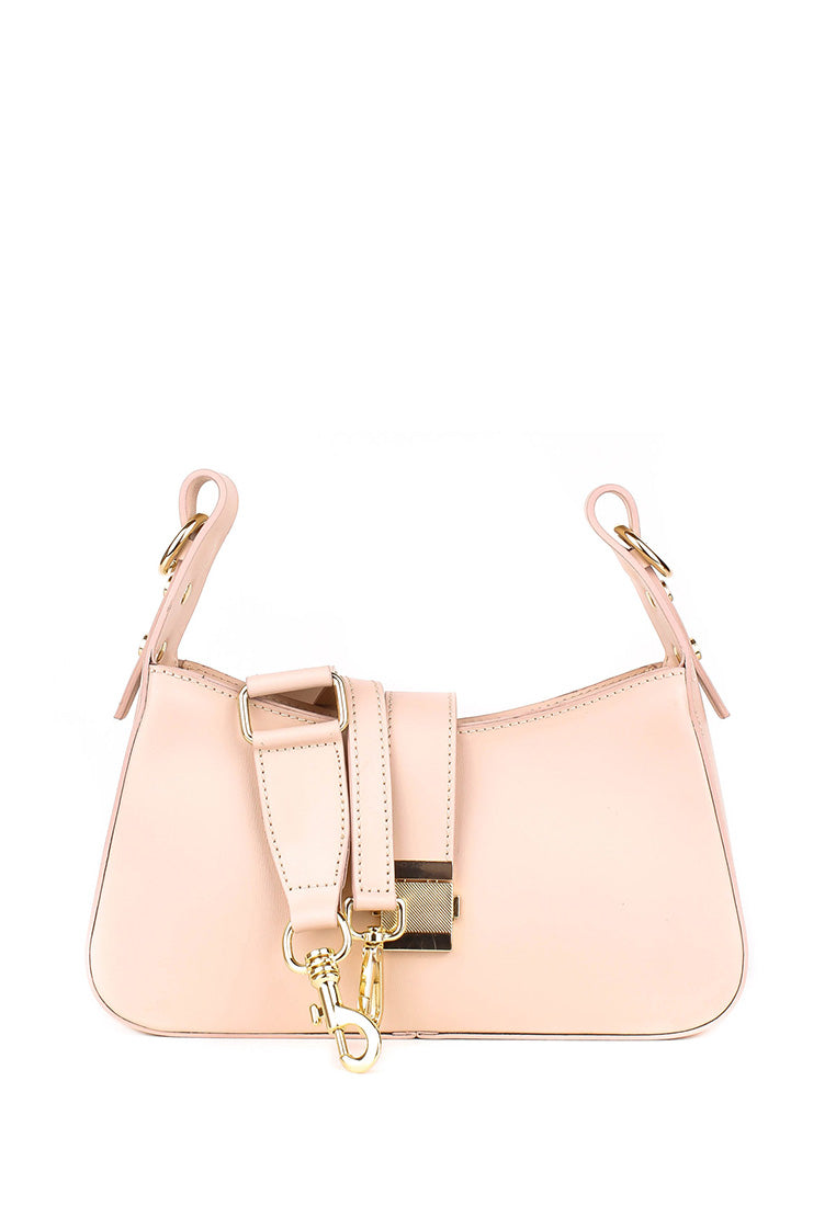 Bolso de hombro de piel italiana Polvoriento 4455-09-33