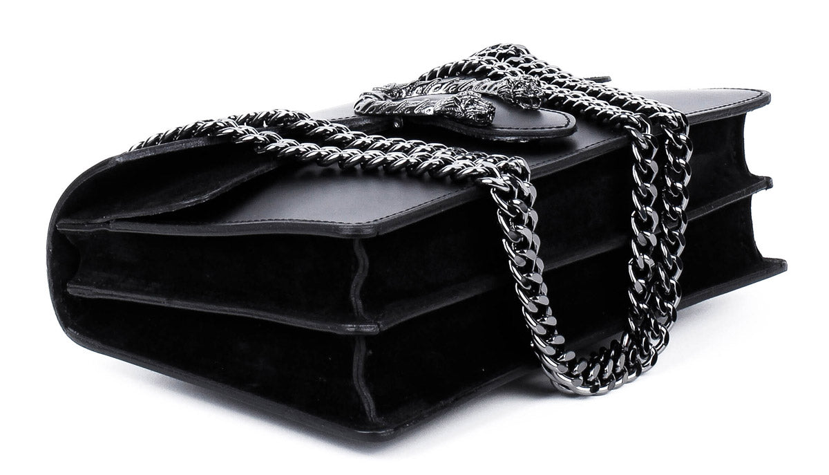 Bandolera de piel italiana Negro 9639-05-31