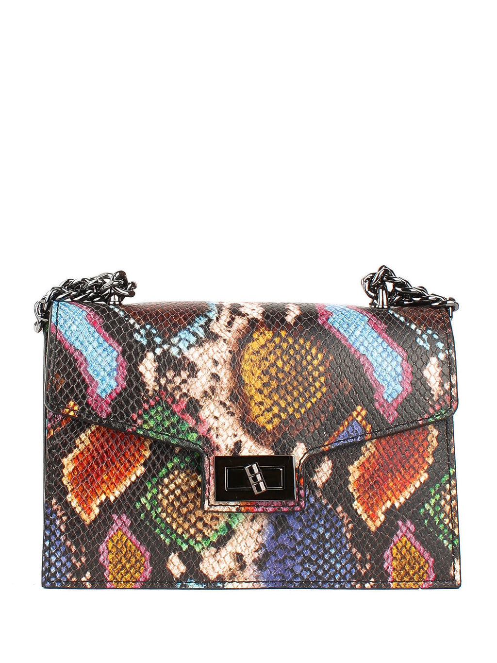 Bandolera de piel italiana Multicolor 3941-57-35