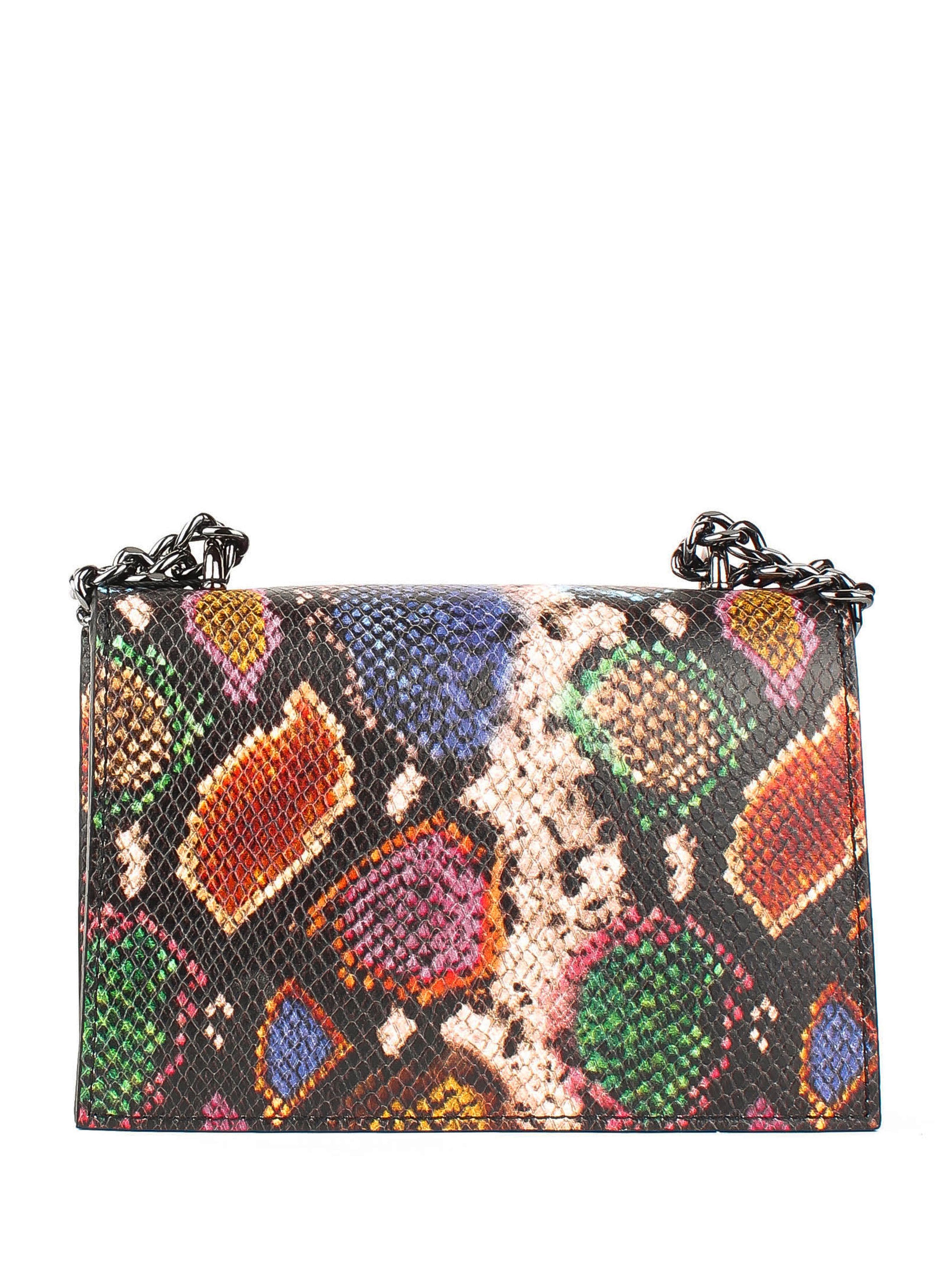 Bandolera de piel italiana Multicolor 3941-57-35