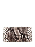 Cartera de piel italiana Gris 1146-536