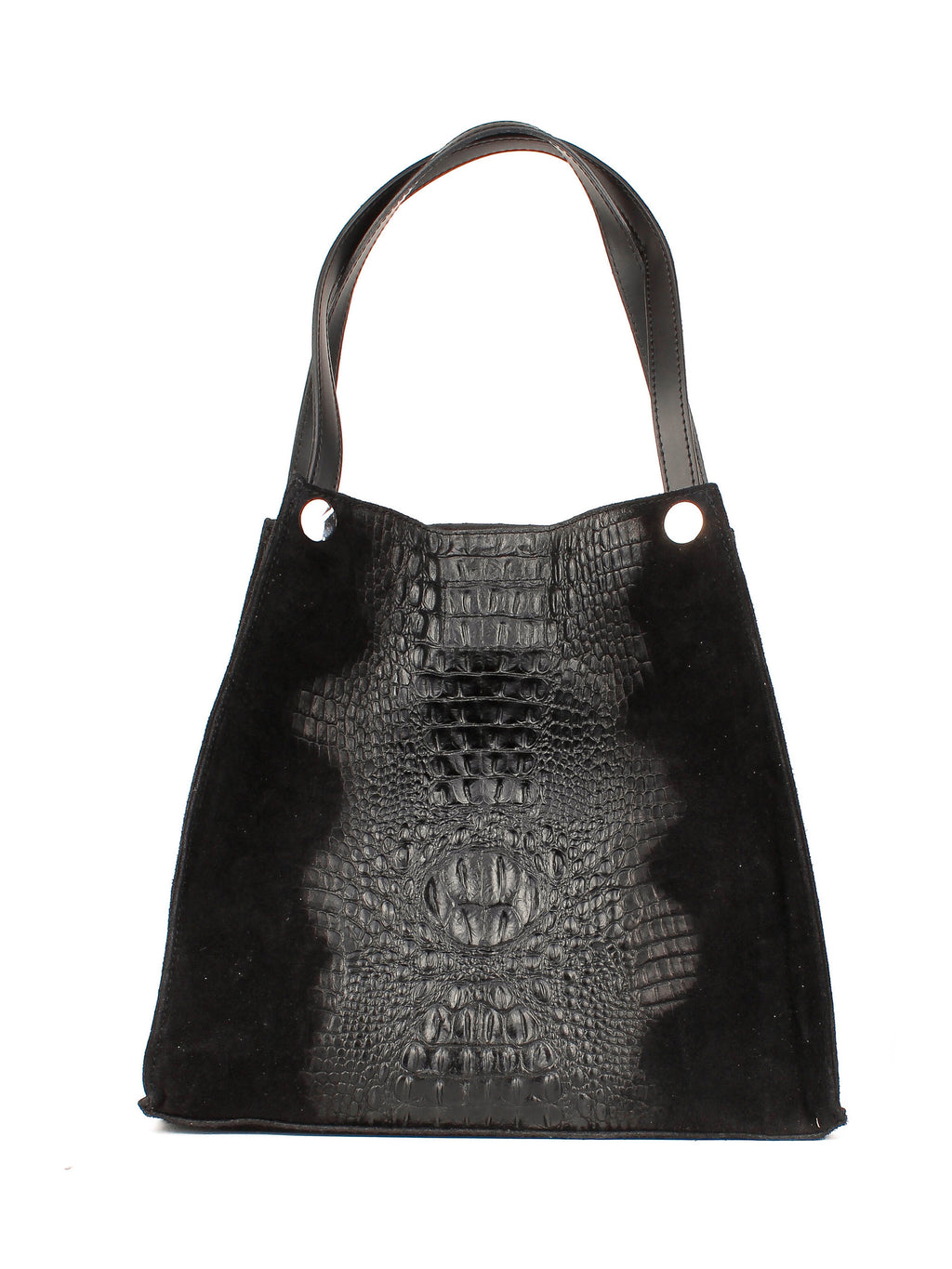 Shopper de piel italiana Negro 4004-05-36