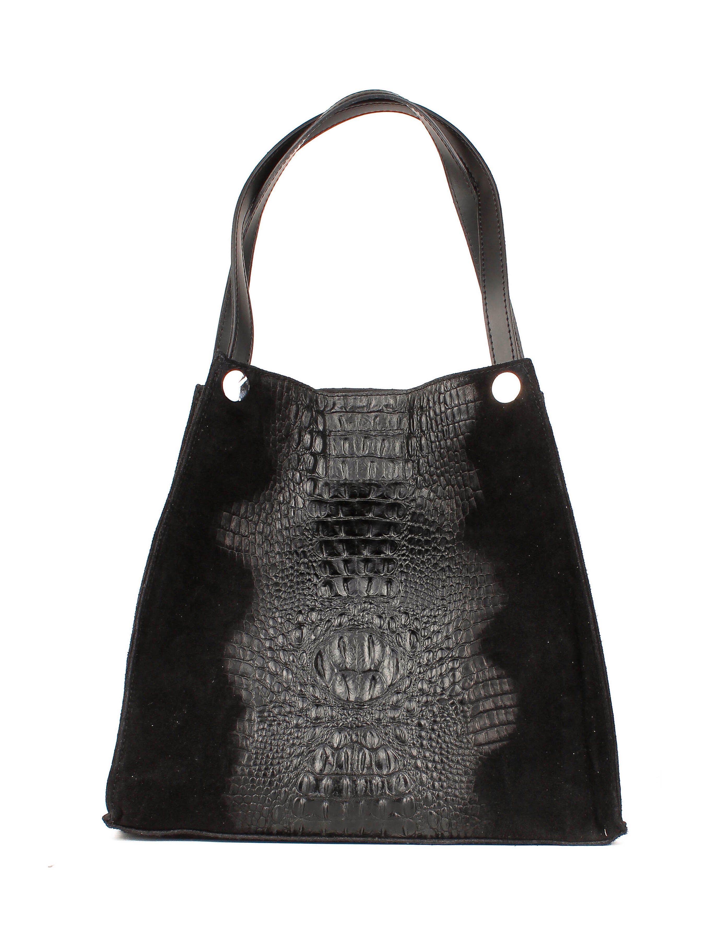 Shopper de piel italiana Negro 4004-05-36