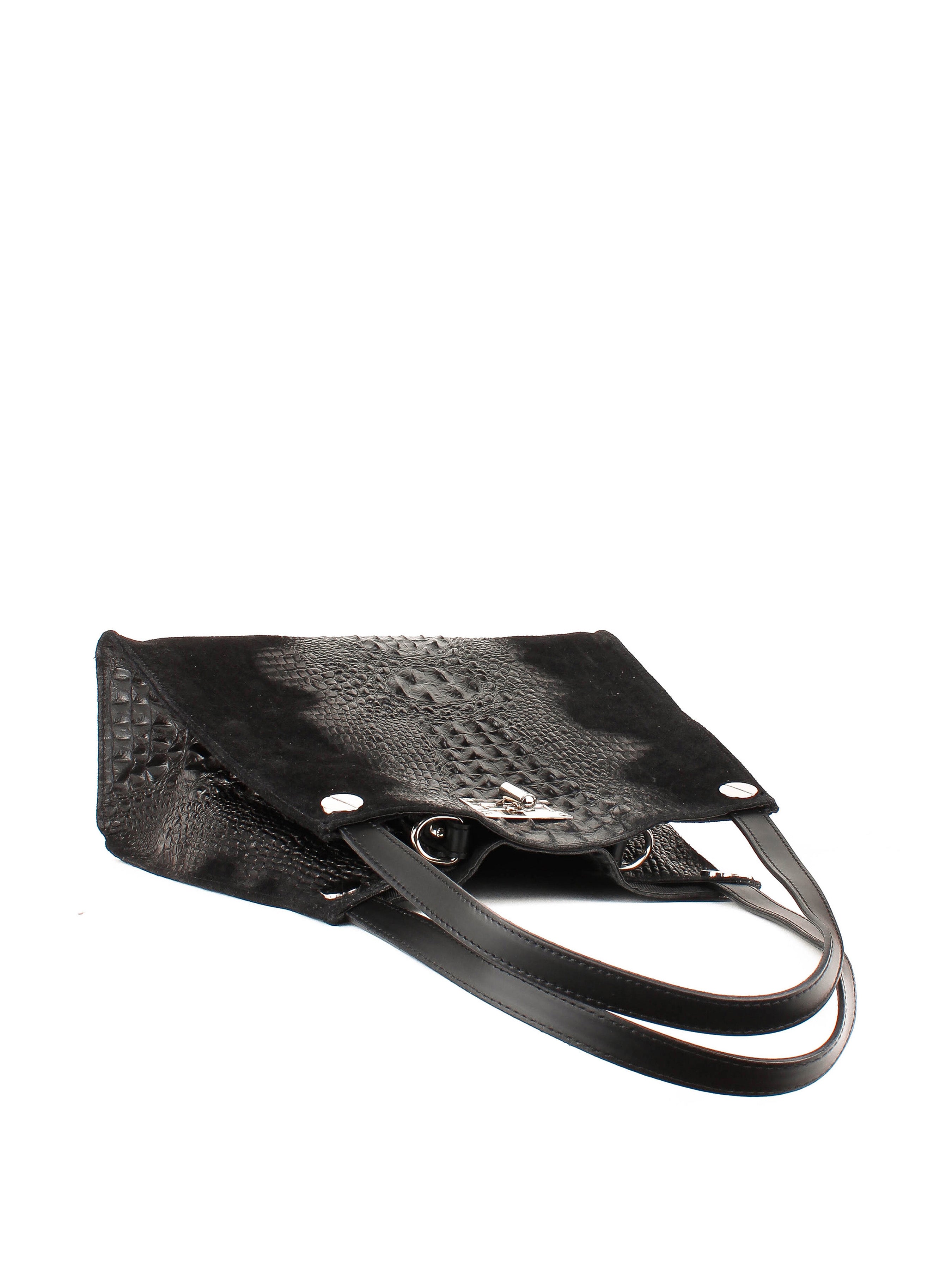 Shopper de piel italiana Negro 4004-05-36