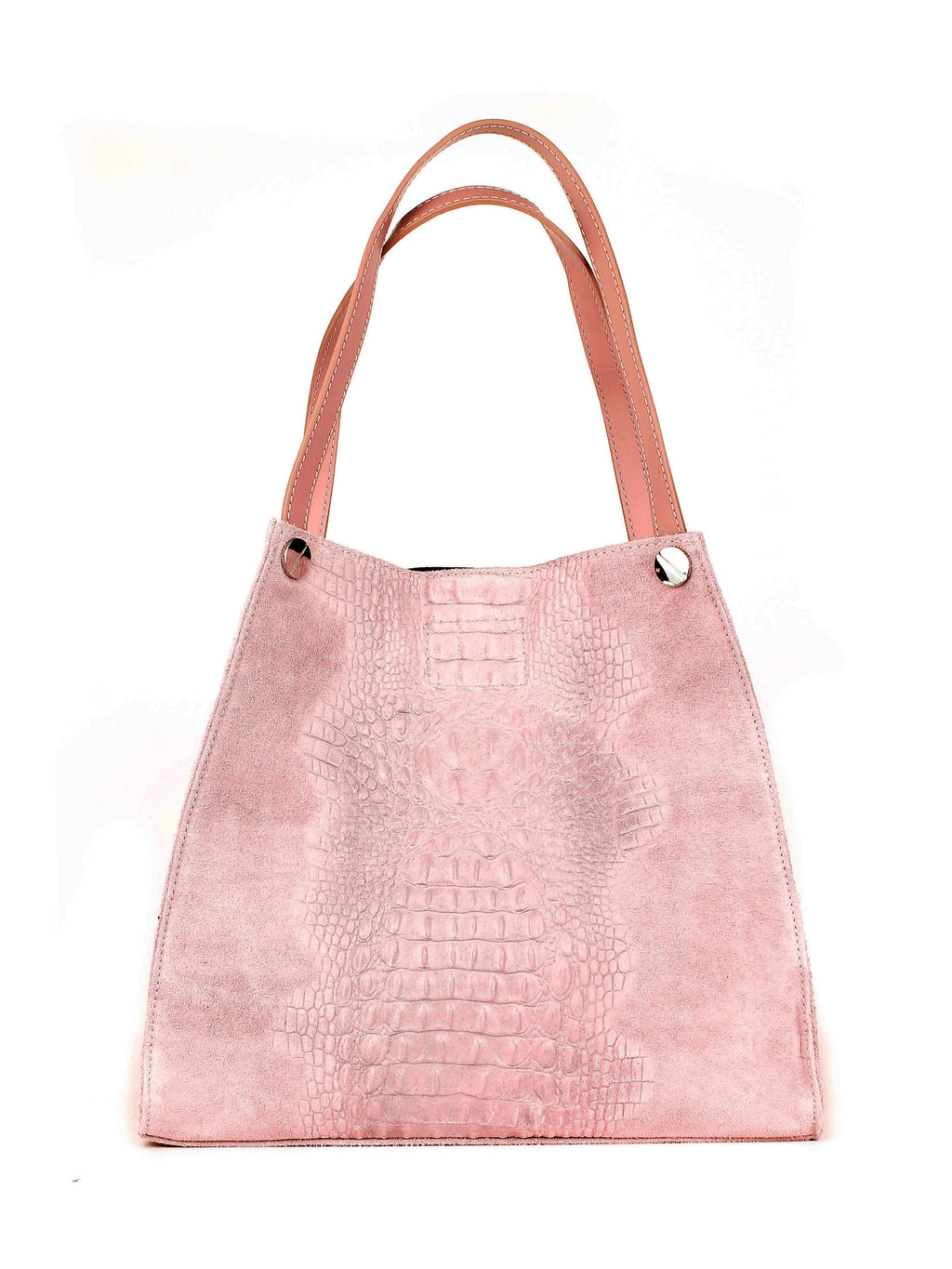 Shopper de piel italiana Polvoriento 4004-28-36