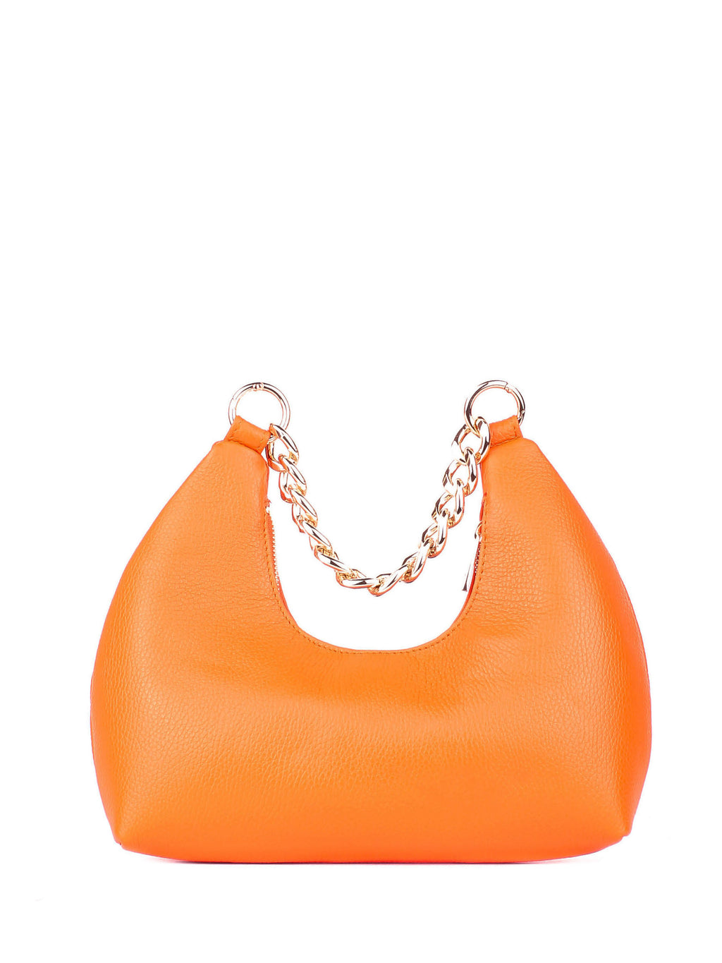 Bolso de hombro de piel italiana Amarillo 3355-19-32