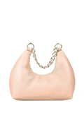 Bolso de hombro de piel italiana Gris 3355-52-32