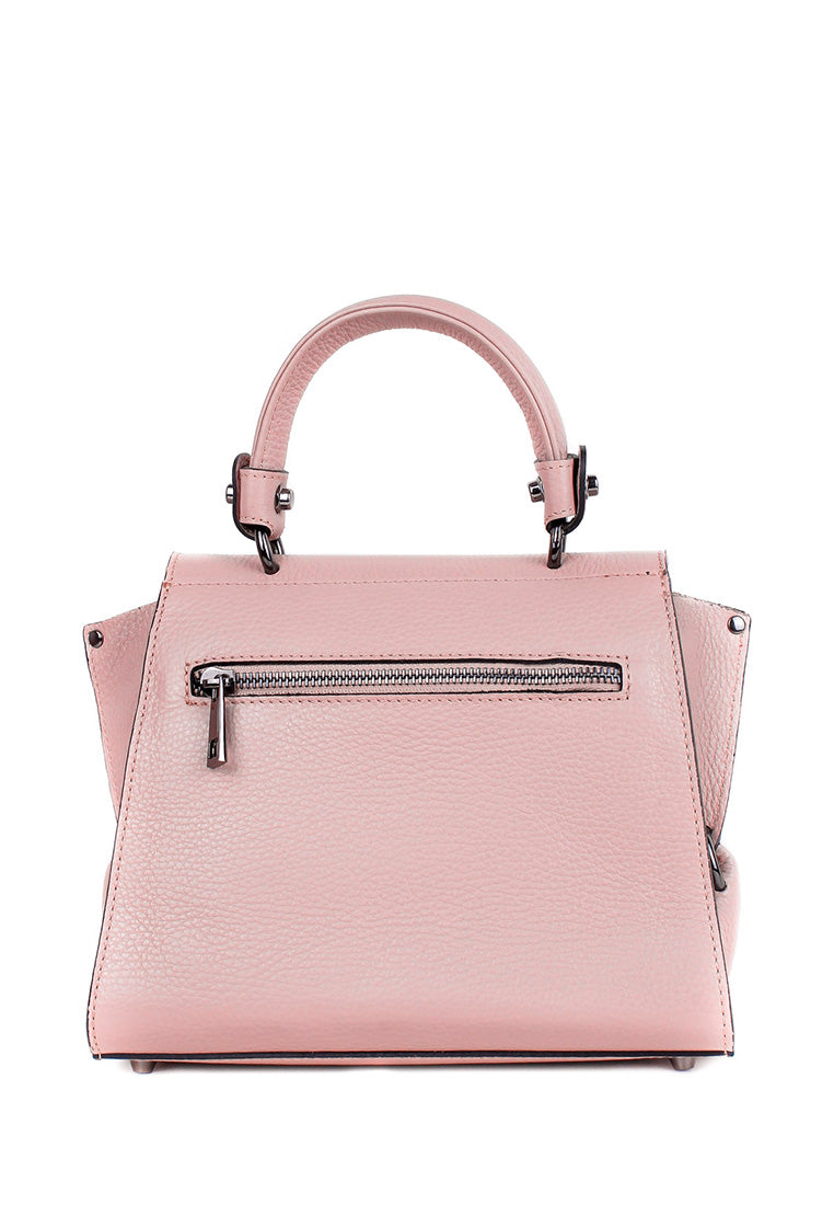 Bolso de mano de piel italiana GRAVE Beige