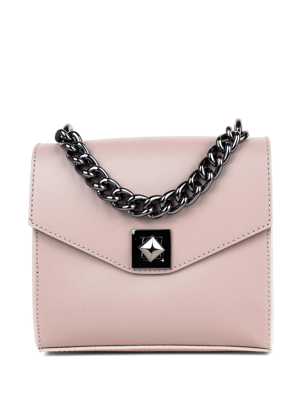 Bandolera de piel italiana Gris 5269-52-31