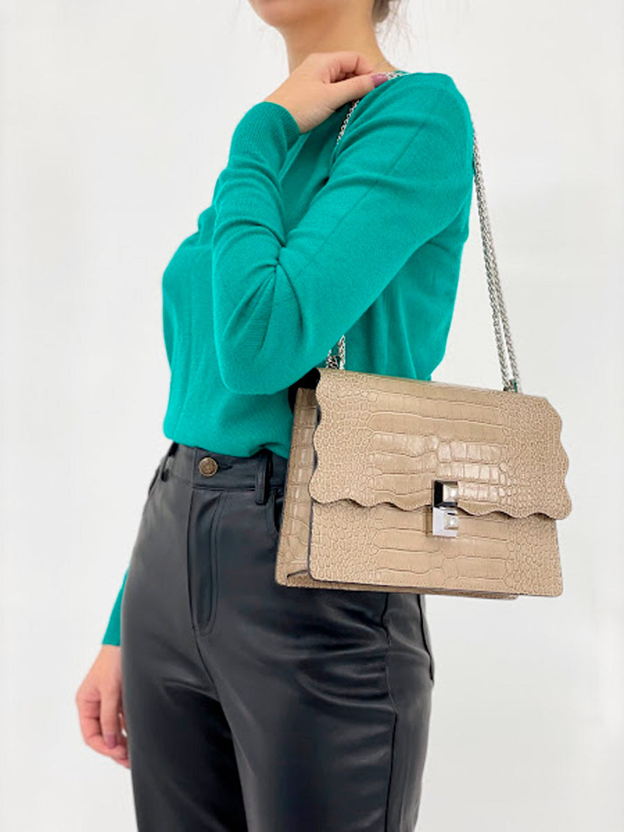 Bandolera Wave2 Beige