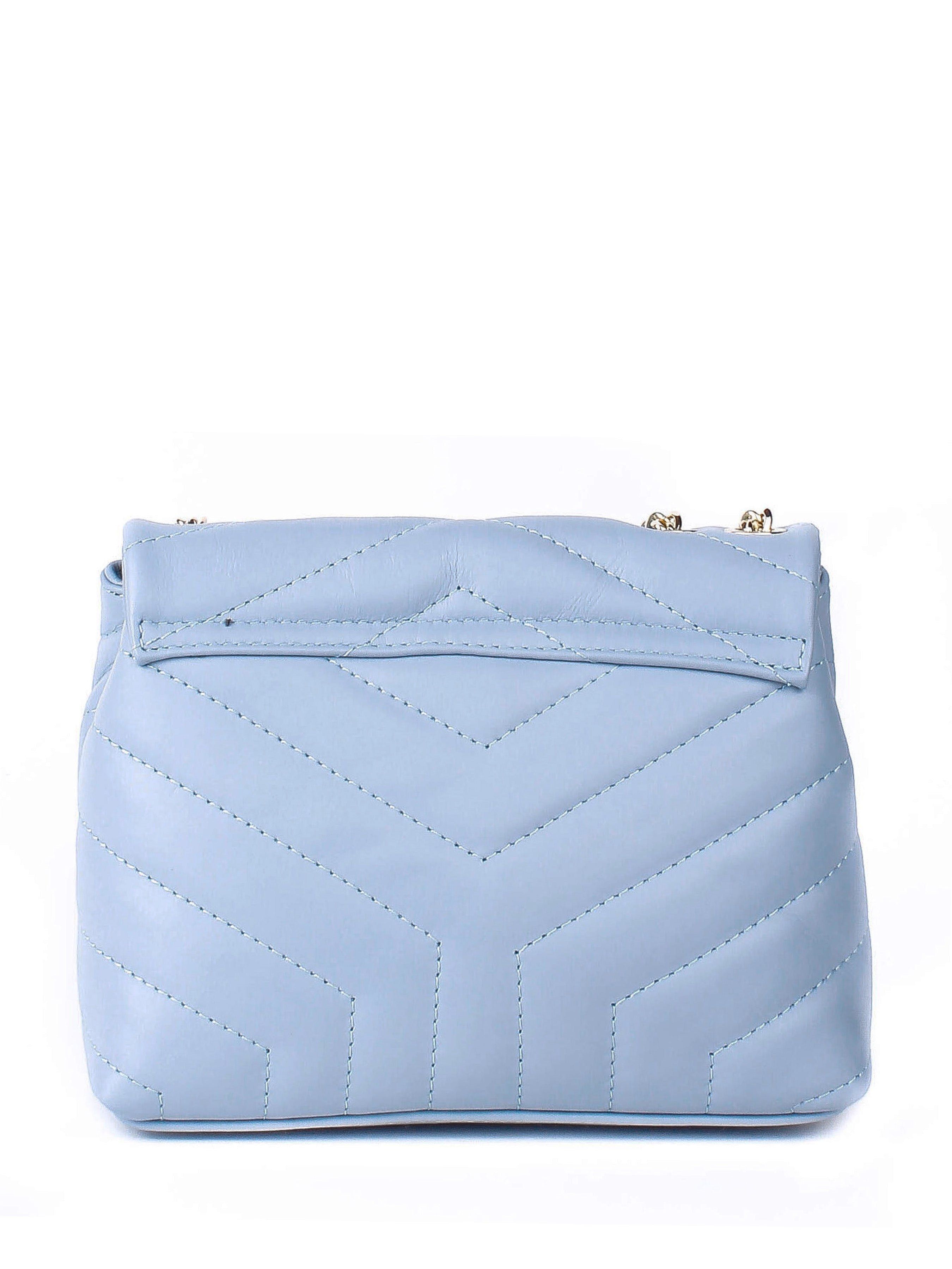 Bandolera de piel italiana Блакитний 5815-17-37