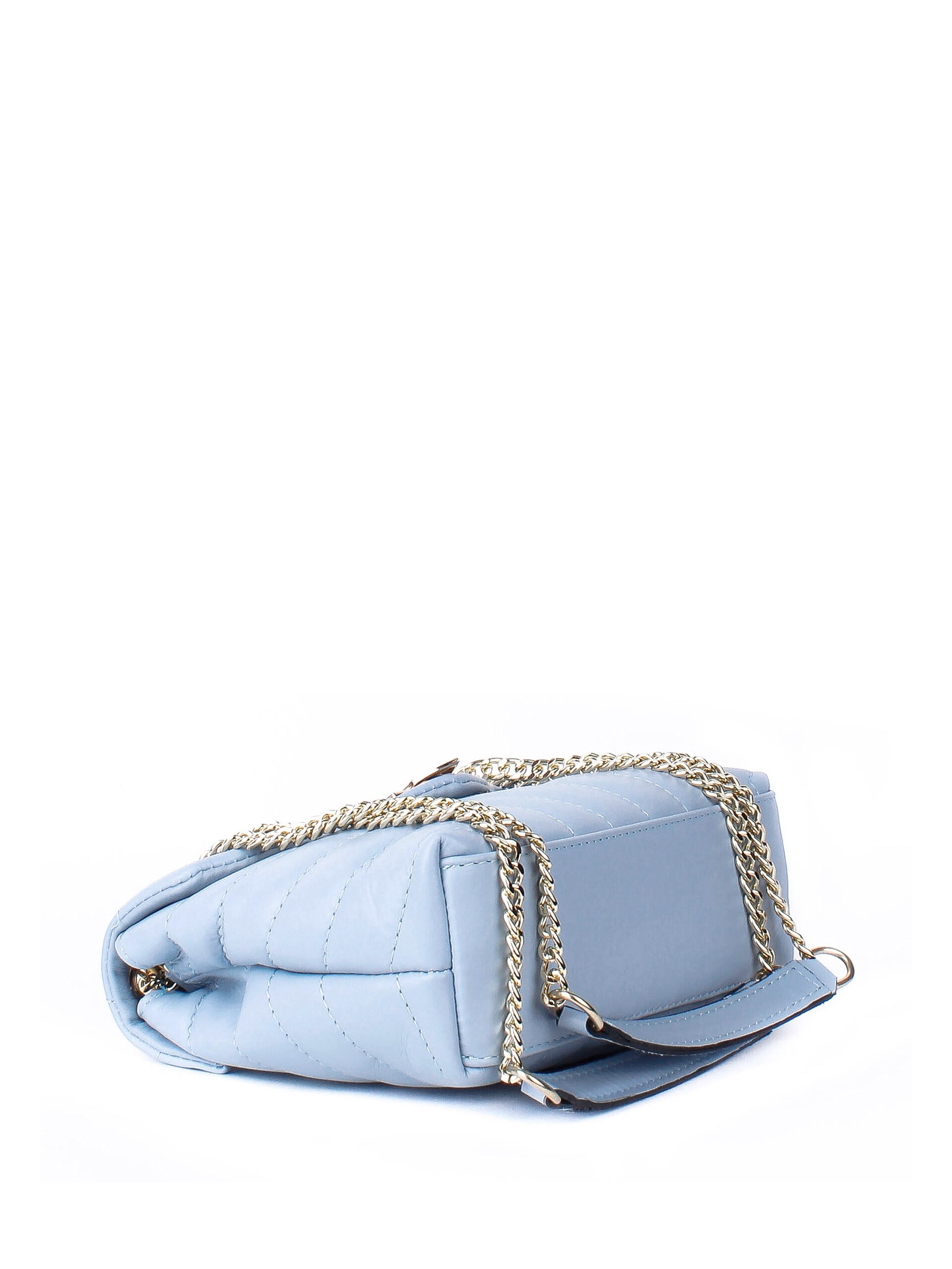 Bandolera de piel italiana Блакитний 5815-17-37