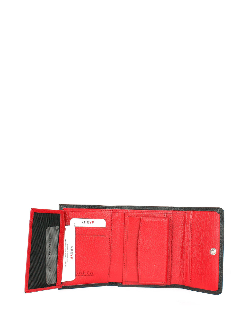 Cartera de piel italiana Negro 2018-45-46